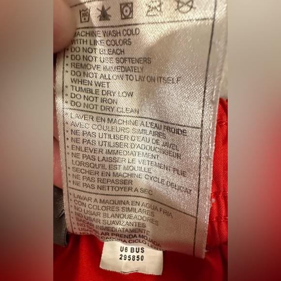 Nike Red Running Athletic Shorts Drawstring Medium Women - Picture 6 of 8